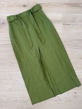 Paloma Wool Olive Green Midi Skirt